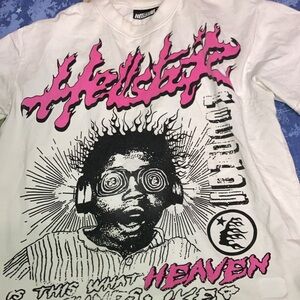 Hellcat White Graphic Tee